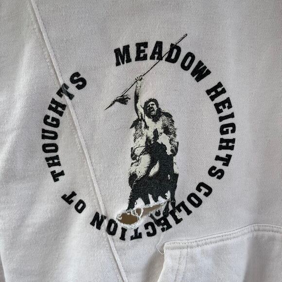 Off White Men's Meadow Heights Collection OT Thoughts Hoodie Size XL- RARE - Picture 4 of 14